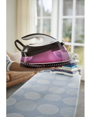 Philips Gc7842/40 Stacja Parowa 2400 W 1,5 L Stopa Steamglide Plus Fioletowy, Biały