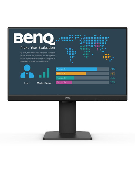Benq Bl2486Tc Monitor Komputerowy 60,5 Cm (23.8") 1920 X 1080 Px Full Hd Czarny