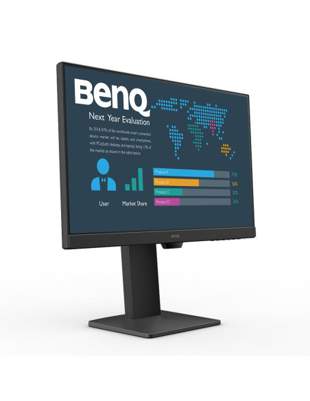 Benq Bl2486Tc Monitor Komputerowy 60,5 Cm (23.8") 1920 X 1080 Px Full Hd Czarny