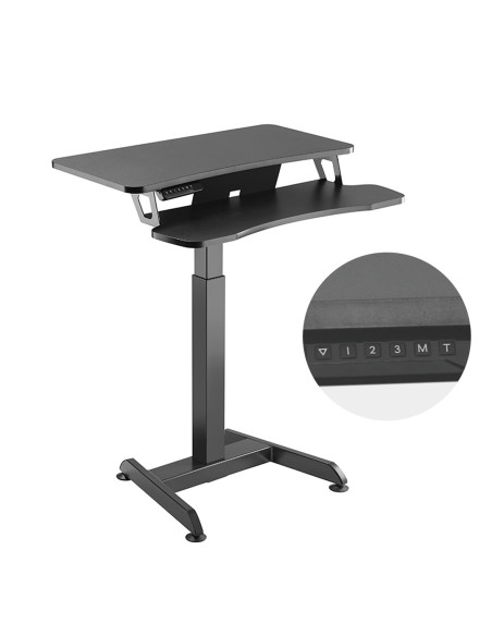Maclean Biurko Elektryczne, Stolik, Stacja Robocza Regulacja Wys Max Wys 122Cm Max 37 Kg - Do Pracy Stojąco Siedzącej Mc-835