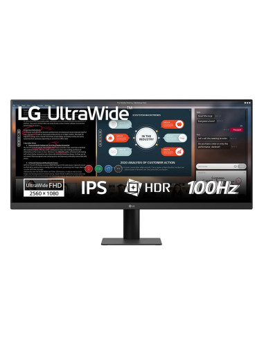 Lg 29U511A-B Monitor Komputerowy 73,7 Cm (29") 2560 X 1080 Px Wfhd Lcd Czarny