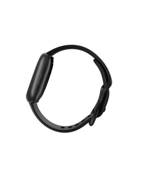 Smart Watch Fitbit Versa 4, Graphite Body With Black Silicone Strap