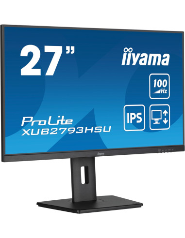 Iiyama Prolite Xub2793Hsu-B7 Monitor Komputerowy 68,6 Cm (27") 1920 X 1080 Px Full Hd Led Czarny