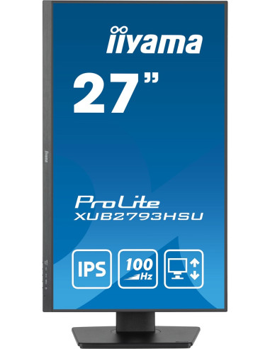 Iiyama Prolite Xub2793Hsu-B7 Monitor Komputerowy 68,6 Cm (27") 1920 X 1080 Px Full Hd Led Czarny