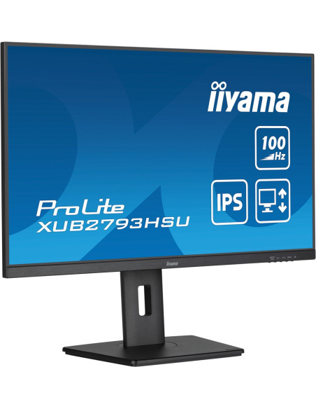 Iiyama Prolite Xub2793Hsu-B7 Monitor Komputerowy 68,6 Cm (27") 1920 X 1080 Px Full Hd Led Czarny