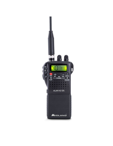 Midland C1267 Krótkofalówka 40 Kan. 26.565 - 27.99125 Mhz Czarny