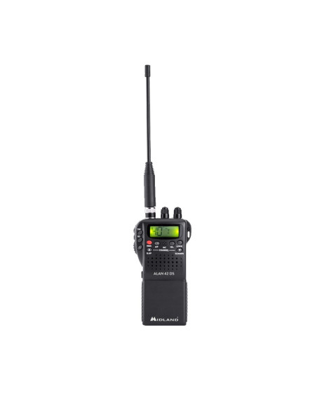 Midland C1267 Krótkofalówka 40 Kan. 26.565 - 27.99125 Mhz Czarny