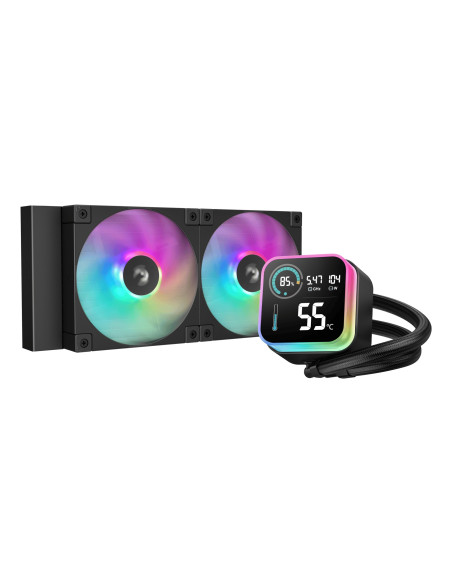 Deepcool Lq240 Procesor Zestaw Do Chłodzenia Płynami 12 Cm Czarny 1 Szt.