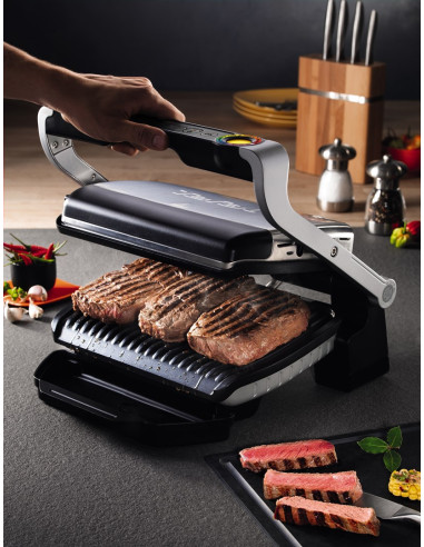Grill Tefal Optigrill Gc712D34 (Stołowy-Zamknięty  2000W  Kolor Inox)