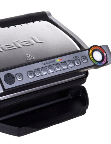 Grill Tefal Optigrill Gc712D34 (Stołowy-Zamknięty  2000W  Kolor Inox)