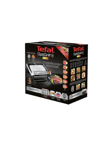 Grill Tefal Optigrill Gc712D34 (Stołowy-Zamknięty  2000W  Kolor Inox)
