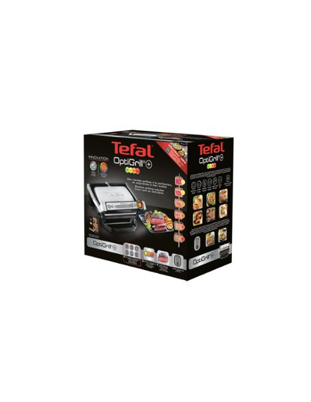 Grill Tefal Optigrill Gc712D34 (Stołowy-Zamknięty  2000W  Kolor Inox)