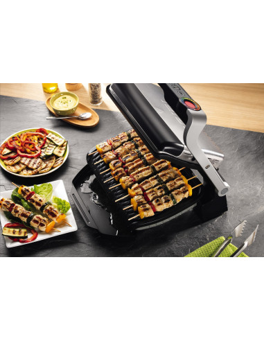 Grill Tefal Optigrill Gc712D34 (Stołowy-Zamknięty  2000W  Kolor Inox)