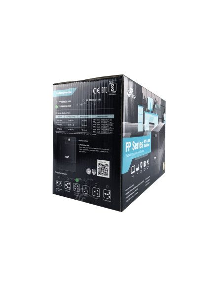 Fsp Fp 1500 Zasilacz Ups Technologia Line-Interactive 1,5 Kva 900 W 4 X Gniazdo Sieciowe