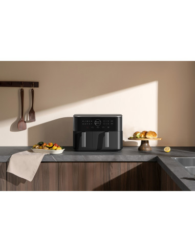 Xiaomi Maf-D1001 Podwójny 10 L Autonomiczny 2700 W Frytkownica Na Gorące Powietrze Czarny