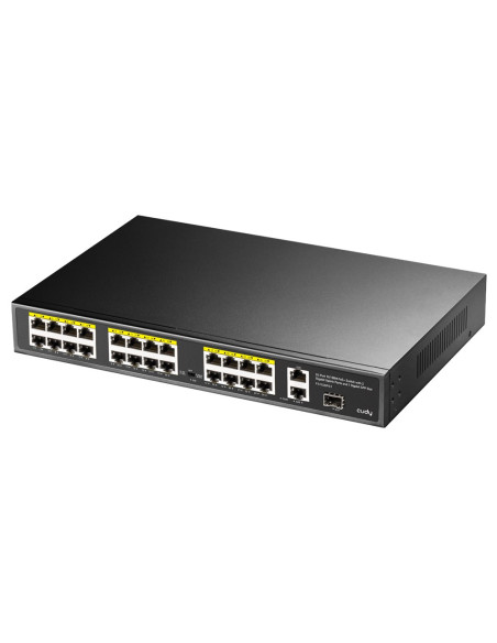 Cudy Fs1026Ps1 Łącza Sieciowe Nie Zarządzany Gigabit Ethernet (10/100/1000) Obsługa Poe Czarny