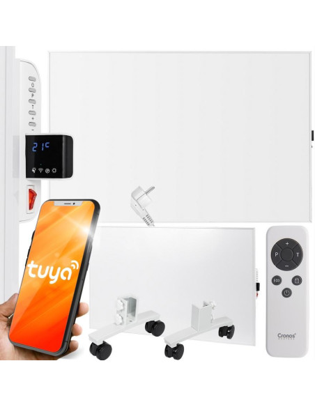 Promiennik Podczerwieni Cronos Synthelith Pro Crp-500Twp 500W Wifi, Pilot, Biały