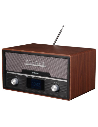 Denver Mda-525Dw Osobisty Odtwarzacz Cd Drewno