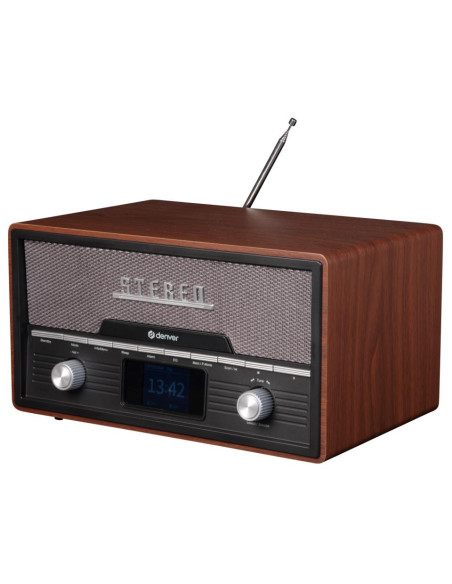 Denver Mda-525Dw Osobisty Odtwarzacz Cd Drewno