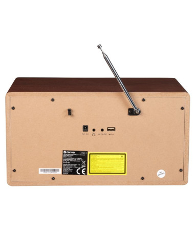 Denver Mda-525Dw Osobisty Odtwarzacz Cd Drewno