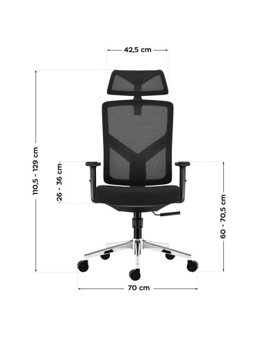 Fotel Obrotowy Manager 3.3 Black