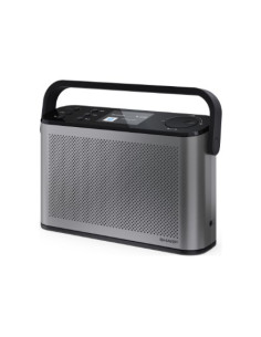 Przenośne Stereofoniczne Radio Cyfrowe Sharp Osaka Dr-P540(Gy) Z Portem Usb, Łącznością Bluetooth, Radiem Fm I Połączeniem Bezpr