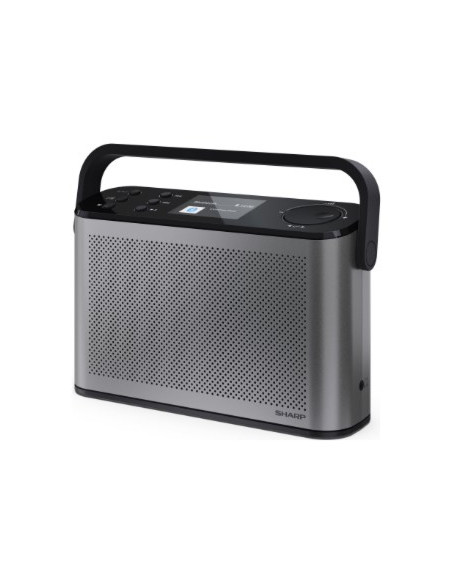Przenośne Stereofoniczne Radio Cyfrowe Sharp Osaka Dr-P540(Gy) Z Portem Usb, Łącznością Bluetooth, Radiem Fm I Połączeniem Bezpr