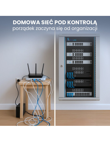 Extralink Szafa Rack 12U 600X450 Szara Montowana Na Ścianie
