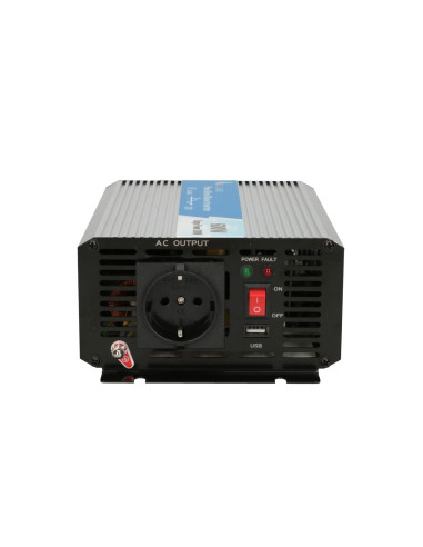 Extralink Przetwornica Napięcia Opip-600W Samochodowa 12V, 600W Czysty Sinus