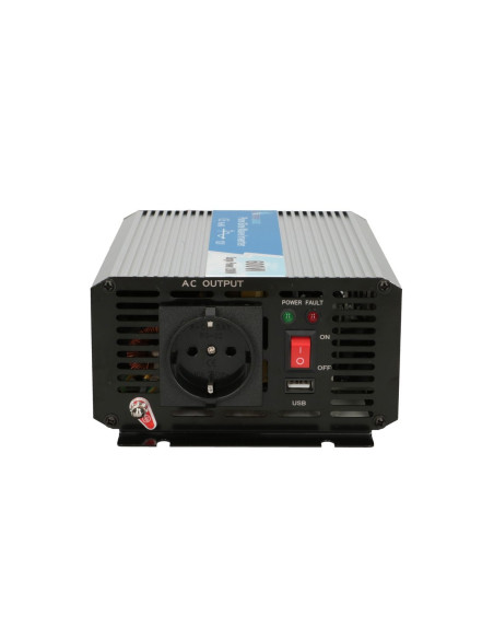 Extralink Przetwornica Napięcia Opip-600W Samochodowa 12V, 600W Czysty Sinus