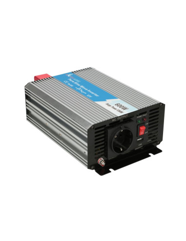 Extralink Przetwornica Napięcia Opip-600W Samochodowa 12V, 600W Czysty Sinus