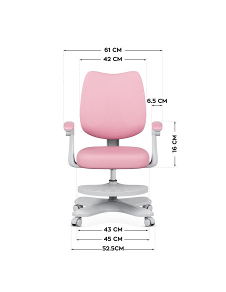 Fotel Obrotowy Junior 4.6 Pink