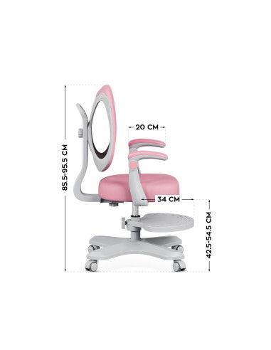 Fotel Obrotowy Junior 4.6 Pink
