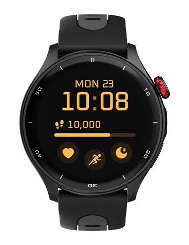 Inteligentny Zegarek Myphone Z Gps, Diodą Amoled, 1,43 Cala, Wodoodporny, Czarny
