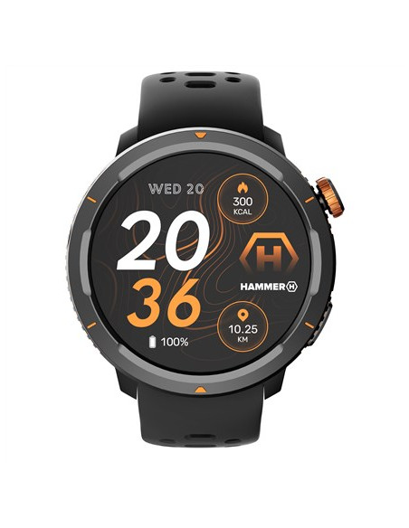 Zegarek Młotek 2 Lite | Inteligentny Zegarek | Dioda Amoled | 1,43" | Wodoodporny | Czarny