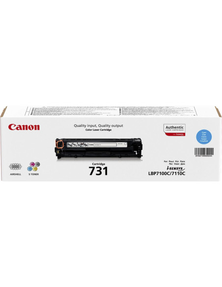 Canon 731 Kaseta Z Tonerem 1 Szt. Oryginalny Cyjan