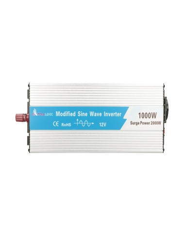 Extralink Przetwornica Napięcia Opim-1000W Samochodowa 12V, 1000W Modyfikowany Sinus