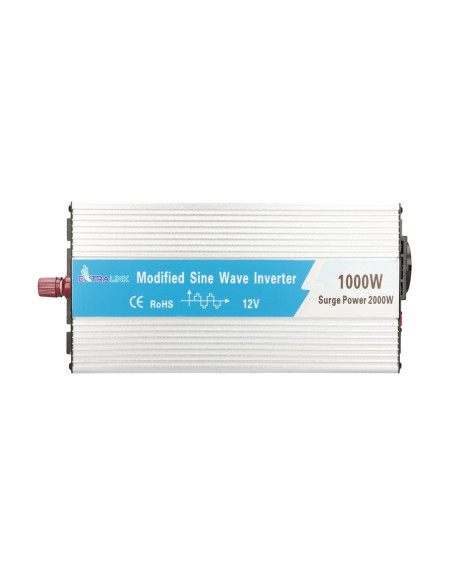 Extralink Przetwornica Napięcia Opim-1000W Samochodowa 12V, 1000W Modyfikowany Sinus
