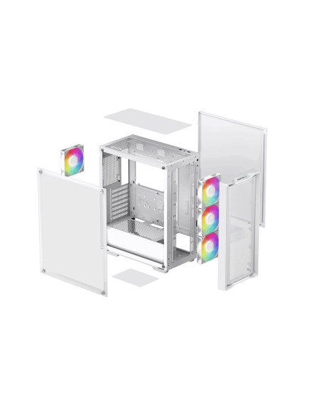 Deepcool Cc560 Mesh V2 Wh Midi Tower Biały