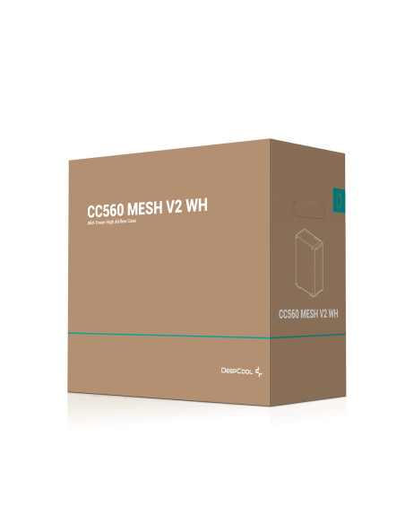 Deepcool Cc560 Mesh V2 Wh Midi Tower Biały