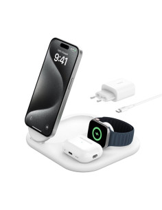 Belkin Boostcharge Słuchawki, Smartfon, Smartwatch Biały Usb Bezprzewodowe Ładowanie Szybkie Ładowanie Wewnętrzna 2