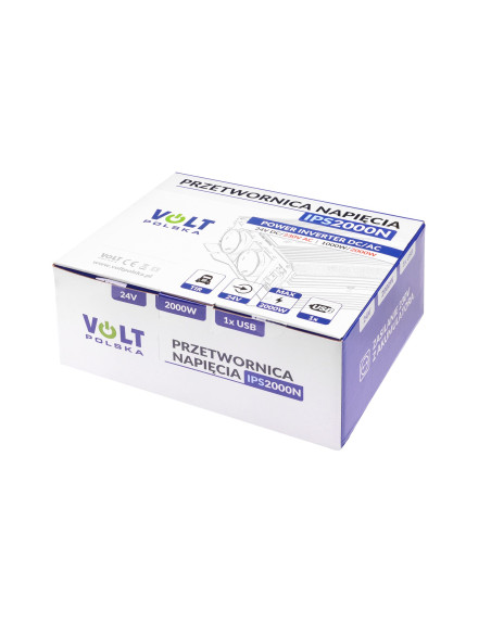 Volt Przetwornica Volt Polska Ips-2000N 24V / 230V 1000/2000W