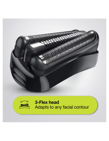 Golarka Elektryczna Braun Series 3 Shave&Style 300Bt, Maszynka Do Golenia Dla Mężczyzn, Volt Zielony, Golarka Foliowa, Zielony, 