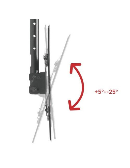 Uchwyt Sufitowy Do Telewizora Maclean Mc-803 (Sufitowy  23" - 100"  Max. 50Kg)