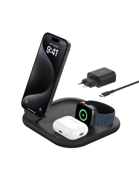 Belkin Ładowarka Magnetyczna 3W1 36W Qi2.0 Iphone/Applewatch/Airpods