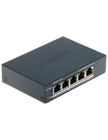Switch Poe Ds-3E1505P-Ei 4-Portowy Hikvision