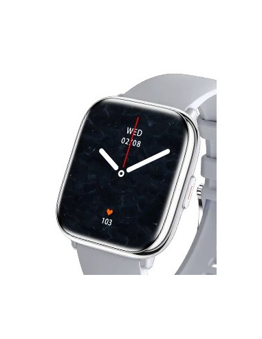 Myphone Zegarek Pastelowy | Inteligentny Zegarek | Dioda Amoled | 1,75" | Wodoodporny | Srebrnoszary