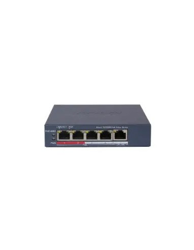 Hikvision Pro Series Ds-3E1105P-Ei/M Zarządzany Fast Ethernet (10/100) Obsługa Poe Szary