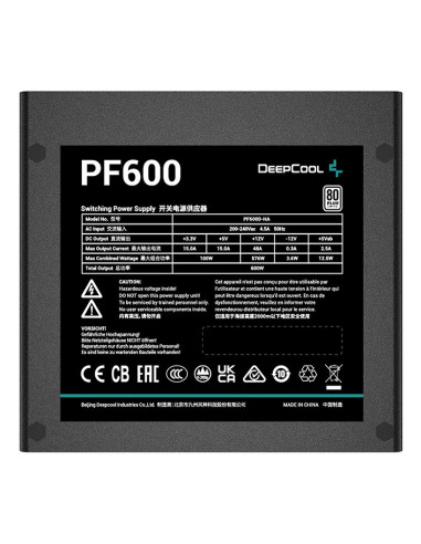 Zasilacz Deepcool Pf600 600W 80 Plus