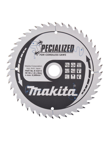 Piła Spiekowa Do Drewna Specialized T.c.t 165*20Mm 44Z